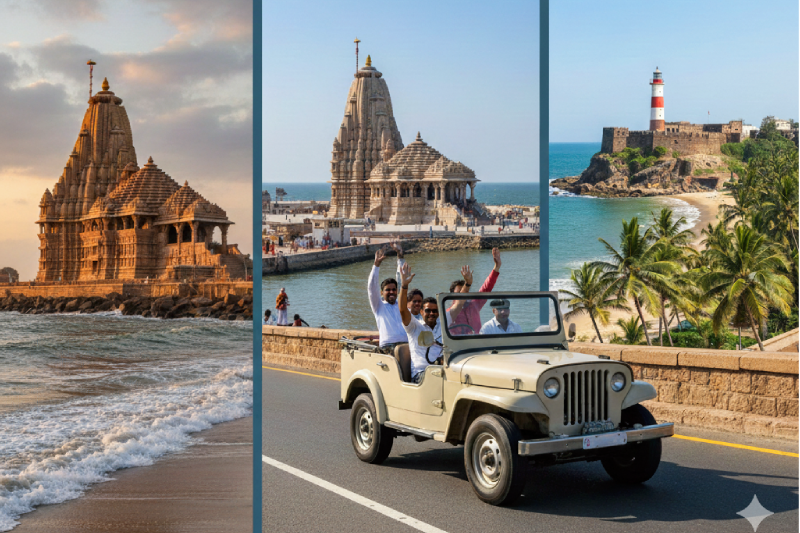 Somnath Dwarka Diu Tour Package - Temple and Beach Tour in Gujarat